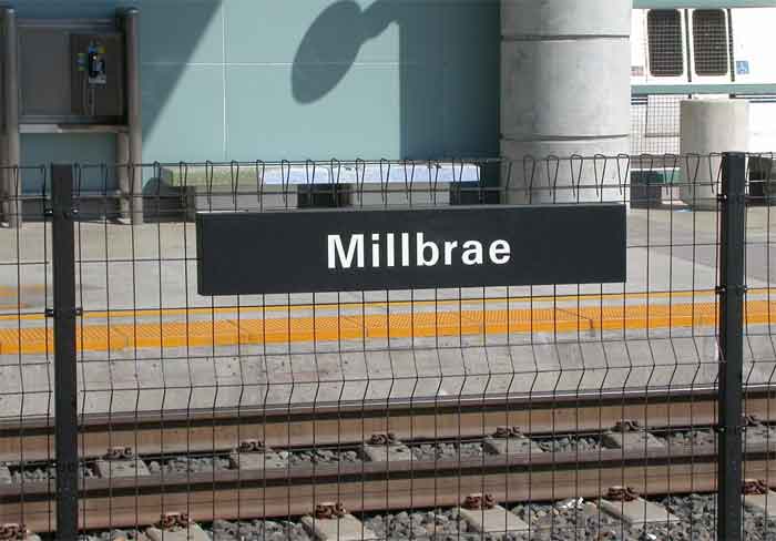 la gare de Millbrae